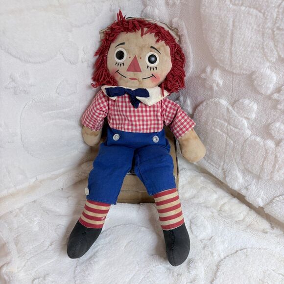 Vintage Raggedy Andy doll by Knickerbocker Toy Company, circa 1970 - Picture 6 of 9
